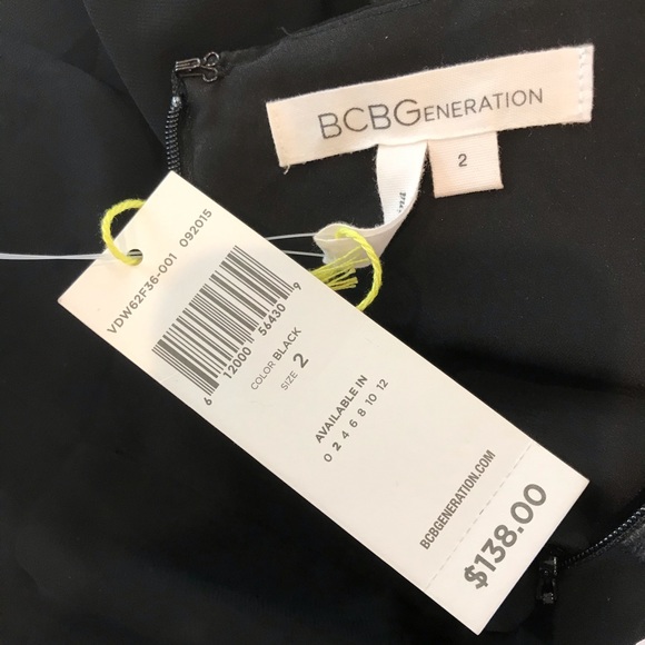 NWT BCBG Black Maxi Dress - Picture 8 of 8